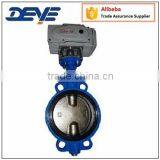 Orange Color Double Shaft Lug Butterfly Valve With Heavy Lever thumbnail-4
