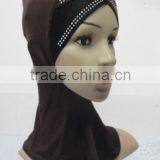 C079 New Style Two Color Ninja Hats With Rhinestones,neck Cover Hats thumbnail-4