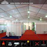 20m Clear Span Two Car Garage Tent With Durable PVC Cover for Sale thumbnail-3