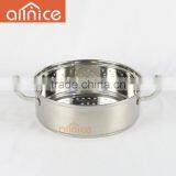 High Quality 28/30/32cm 2 Layers Stainless Steel Steamer Pot for Cooking With Aluminum Capsulated Bottom thumbnail-5