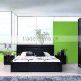 Modern Dark Wenge Color Fuctional Headboard New Design King Bed/Queen Bed thumbnail-2