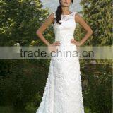 A-line Wedding Dress With Chiffon Guipure thumbnail-1