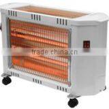 Quartz heater 2000W electric heater tube heater lamp with wheels