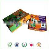 Varnishing finish children memory card game