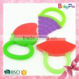 2015 New Silicone Baby Teether Made in China