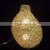 2015 Modern Brown Rattan Table Lamp/Light thumbnail-3