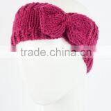 Fashion Womens Winter Crochet Knit Bowknot Headbands thumbnail-5
