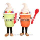 HI EN71 High Quality Plush Custom Ice Cream Mascot Costume for Sale thumbnail-5