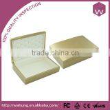Golden Color Empty Wood Box High Quality Gift Box
