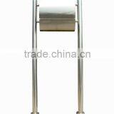 Stainless Steel Free Standing Mailbox,Water Proof Lockable Mailbox