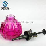 Coating Color Pumpkin Shape Watering Can Glass Bottle for Garden thumbnail-4