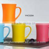 2014 Newest Matt Finished Color New Bone China Coffee Mug