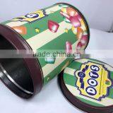 Wholesale Custom Round Tin Box With Lift off Lid thumbnail-3