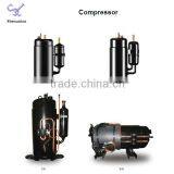 Rotary compressor for housing and commercial air conditioners