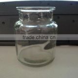 clear glass coffee jar