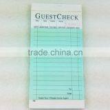 2014 Top Sale Hot New Restaurant Guest Checks