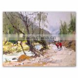ROYIART Impressionism countryside oil painting of original art