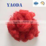 2.5Denier 65mm Red Polyester Staple Fiber