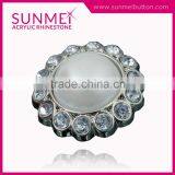 Very Elegant Fancy White Bulk Pearl Rhinestone Dress Button