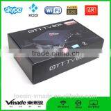 Best Selling Amlogic S905 1G+8G H.265 Wifi Bluetooth Smart tv Box