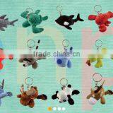 Hot Sale Promotional Plush Keychain Toy, Plush Wolf Keychain Toy thumbnail-2