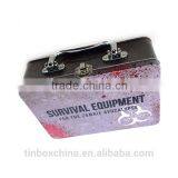 Custom Design Rectangular Wholesale Plain Tin Lunch Box