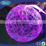 Amazing!Beautiful fiber optic light ball for night club lighting