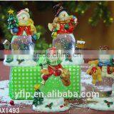 Christmas snowman resin craft