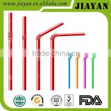 Latest 5*210mm colorful flexible drinking straws