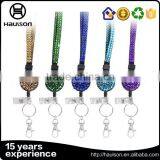 high quality promotion retractable id badge holder with lanyard