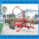 Forest Log Crane with crane for tractor