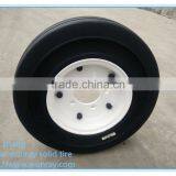 Hot Sale Made in China Trailer Tyres 4.00-8 Solid Rubber Tires and Wheels With Low Price thumbnail-1