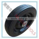 7 Inch Black Solid Rubber Toy Wheels thumbnail-2