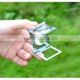 Stainless Steel Folding Magnifier 10X 20MM Portable Mini Magnifying Glass Lupa Loupe for Watch Repair thumbnail-2