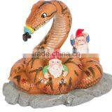 5" Snake Garden Gnome Small Ornamental Statue thumbnail-1