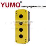 LAY5-JBPN4 IP54 Four Holes 22mm Push Button Control Box Parts Accessories Enclosure Plastic Box Enclosure Electronic thumbnail-1
