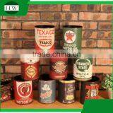 Multipurpose Tinplate Tin Retro Antique Penholder Storage Pen Container Case Box Holder thumbnail-3