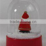 2016 Walmart Large Christmas Santa Plastic Snow Globe thumbnail-2
