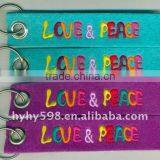 Natural Wool Felt Keychain Pattern/ Eco-friendly Felt Keyholder/ Charm Handmade Felt Key Ring thumbnail-6