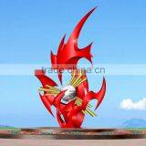 Large Street/city Mark Decoration Outdoor Stainless Steel Statue thumbnail-1