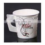 4oz With Handle Disposable Black Paper Drinking & Coffee Cup Supplier