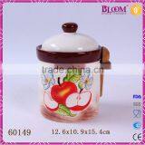 Ceramic Kitchen Coffee Canister With Wood Spoon thumbnail-1