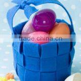 Eco Friendly Custom Logo OEM Acceptable Handmade Felt Storage Basket for Odds and Ends China Suppliers thumbnail-2