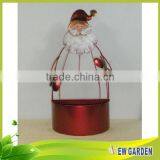 Cheap Price Unique Style Santa Claus Christmas Basket For Flower thumbnail-3