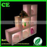 Eco Friendly PE RGB Full Lighting Rechargeable Bar Plastic LED Ice Bucket/ Cooler/ Holdersinet Jewelry Cabinet/liquor Cabinets thumbnail-5