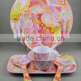 Hardness Reinfoced for Melamine Tableware Melamine Glazing Powder ,mt1169 Melamine Tableware Trays thumbnail-1