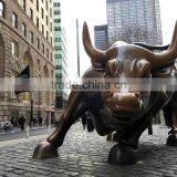 Animal Metal Bronze Garden Meatl Craft Bronze Foundry Brass Fighting Bull thumbnail-2