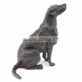 Old Style Brass Dog Sculpture thumbnail-5