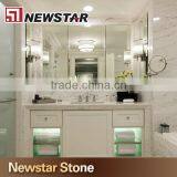 Newstar Volakas White Marble Countertops Marble Bathroom Vanity Sink Tops Double Vanity Tops thumbnail-1
