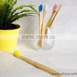 Color Bristle Bamboo Handle Toothbrush thumbnail-3